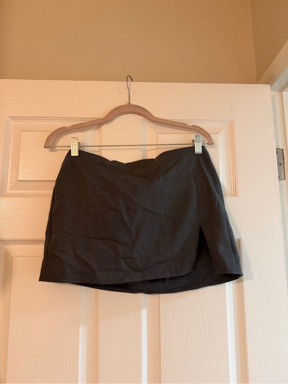 Women’s Dark Gray Mini Skirt - Classic A-Line